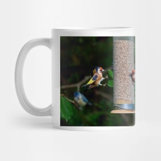 Squabbling Goldfinches Mug